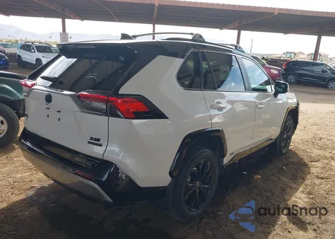 2022 Toyota Rav4 Hybrid Xse z USA, uszkodzony, nr VIN 4T3E6RFV5NU089594